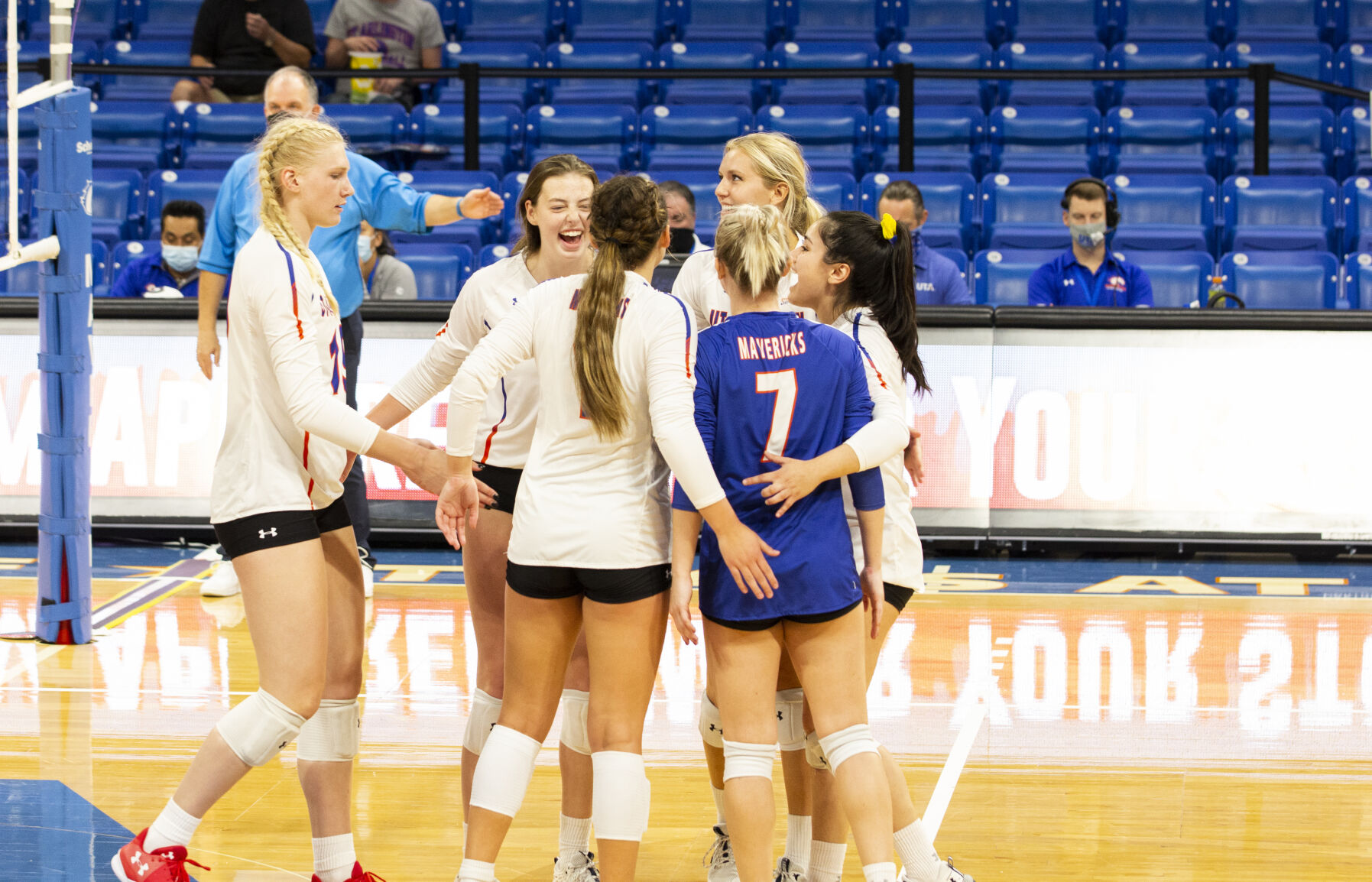Photos: UTA volleyball earns first two wins of season at third annual Maverick Invitational